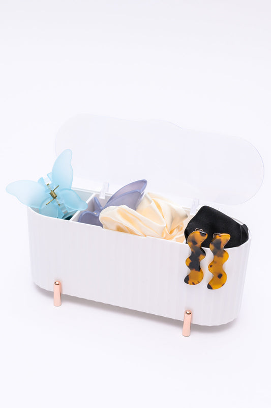 Mini Beauty Organizer in White - FamFancy Boutique