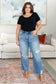 Nora High Rise Rigid Magic Destroy Slim Straight Jeans - FamFancy Boutique