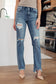 O'Hara Destroyed Straight Jeans - FamFancy Boutique