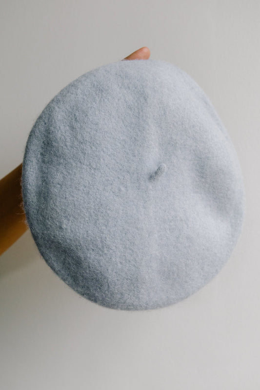 Ohh La La Beret in Ice Blue - FamFancy Boutique