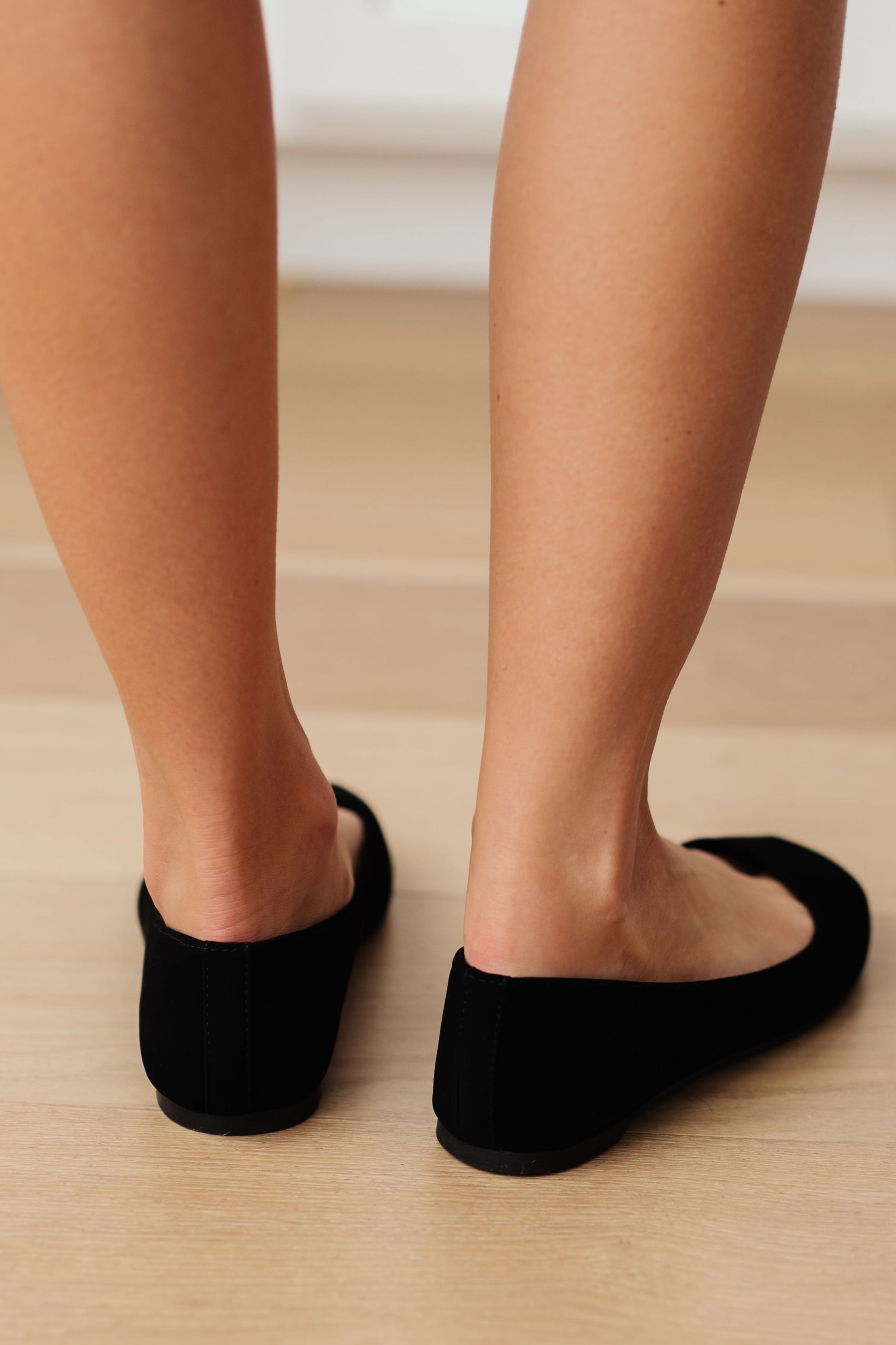 On Your Toes Ballet Flats in Black - FamFancy Boutique