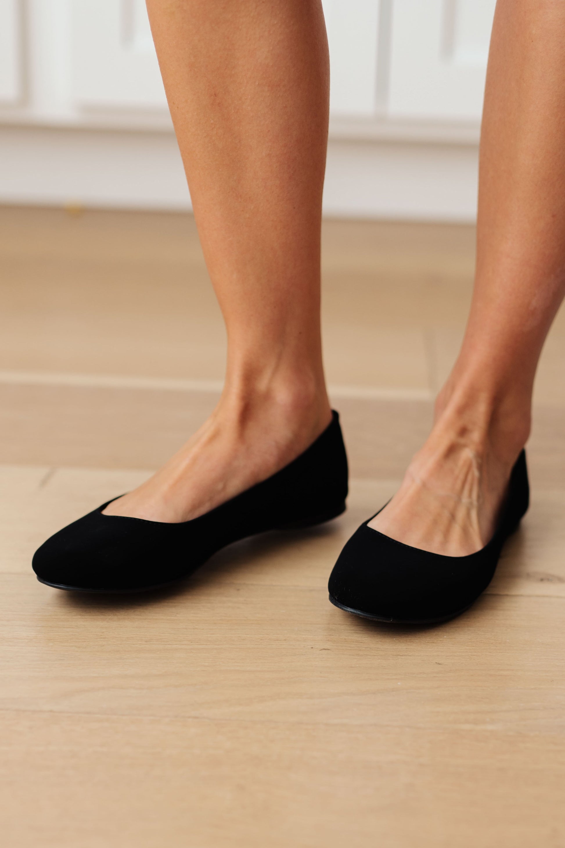 On Your Toes Ballet Flats in Black - FamFancy Boutique