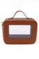 PU Leather Travel Cosmetic Case in Camel - FamFancy Boutique