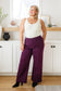 Petunia High Rise Wide Leg Jeans in Plum - FamFancy Boutique