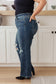 Rose High Rise 90's Straight Jeans in Dark Wash - FamFancy Boutique