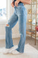 Rose High Rise 90's Straight Jeans in Light Wash - FamFancy Boutique