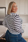 Self Improvement V-Neck Striped Sweater - FamFancy Boutique