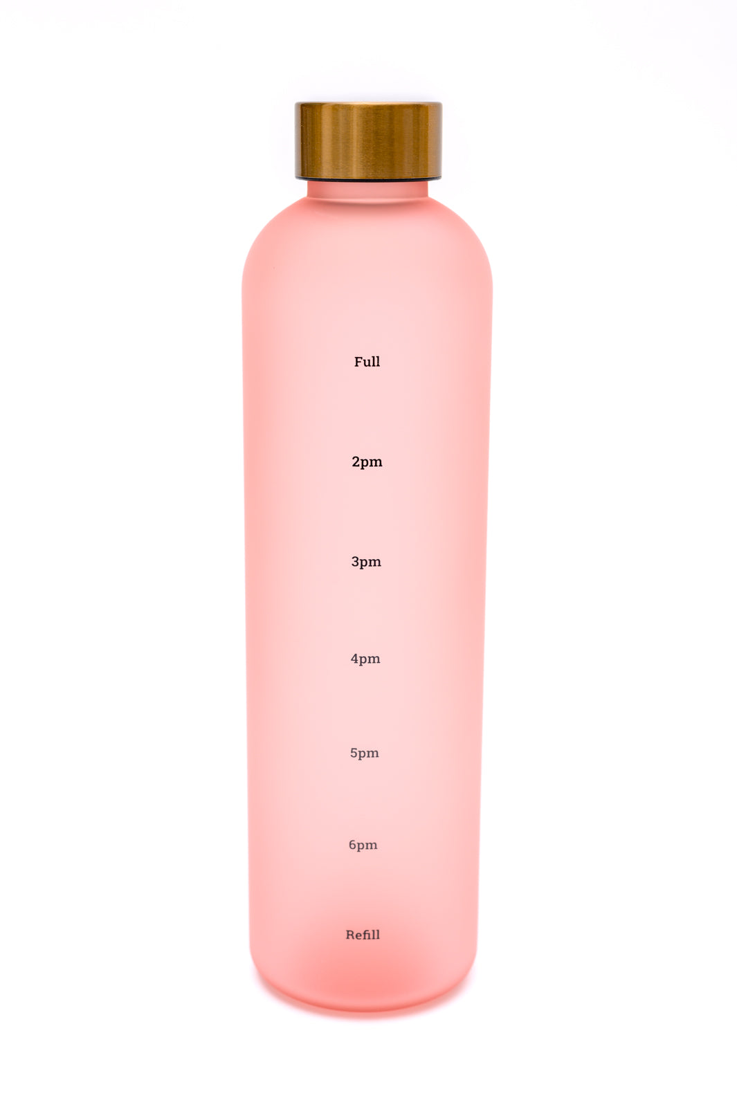 Sippin' Pretty 32 oz Translucent Water Bottle in Pink & Gold - FamFancy Boutique