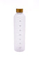 Sippin' Pretty 32 oz Translucent Water Bottle in White & Gold - FamFancy Boutique