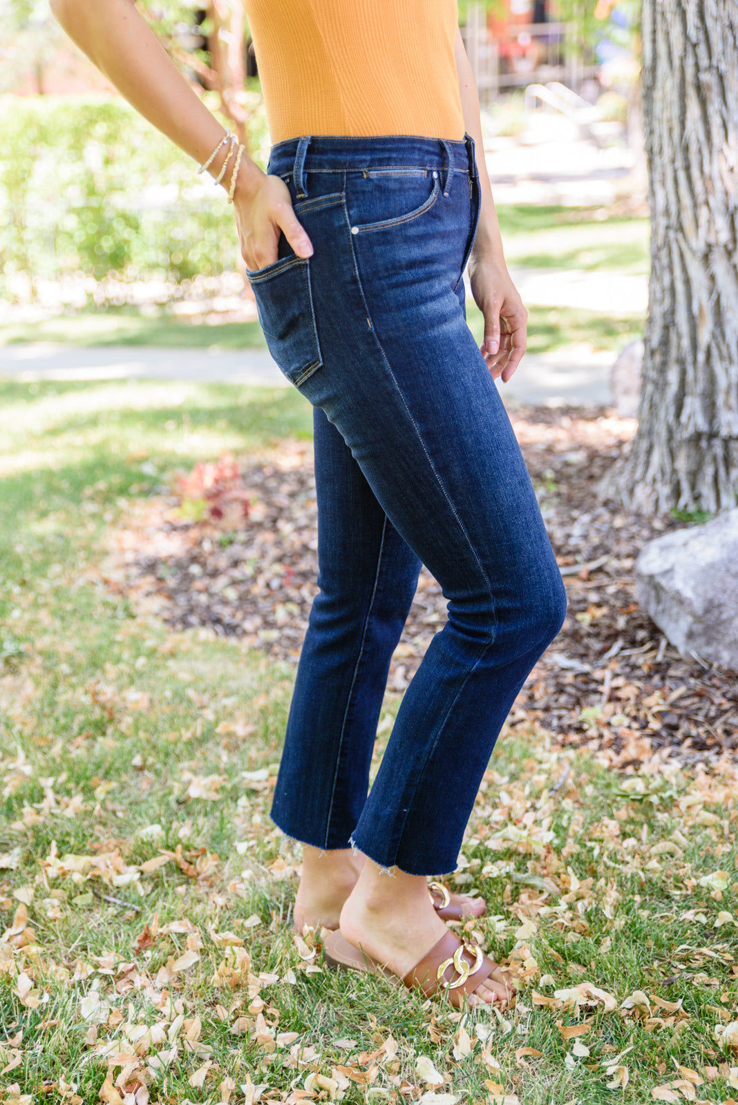 Sofia Dark Wash Jeans - FamFancy Boutique