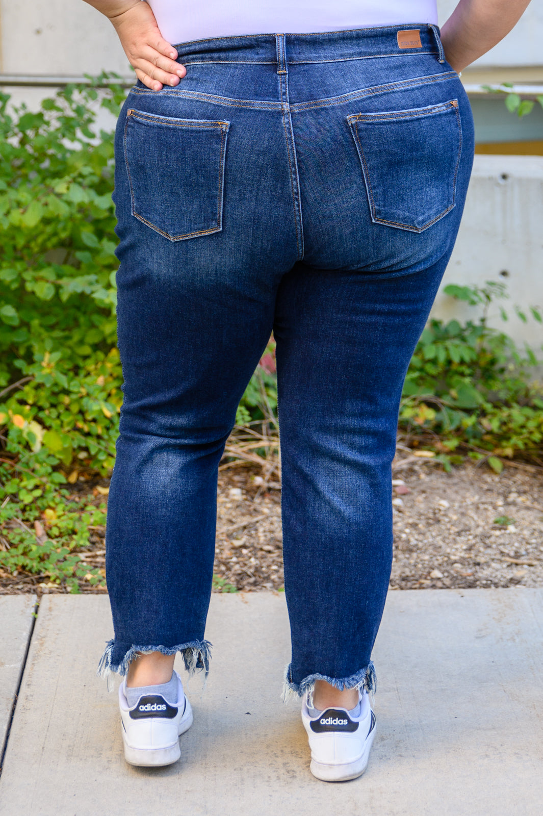 Stacie Midrise Destroyed Slim Fit Jeans - FamFancy Boutique