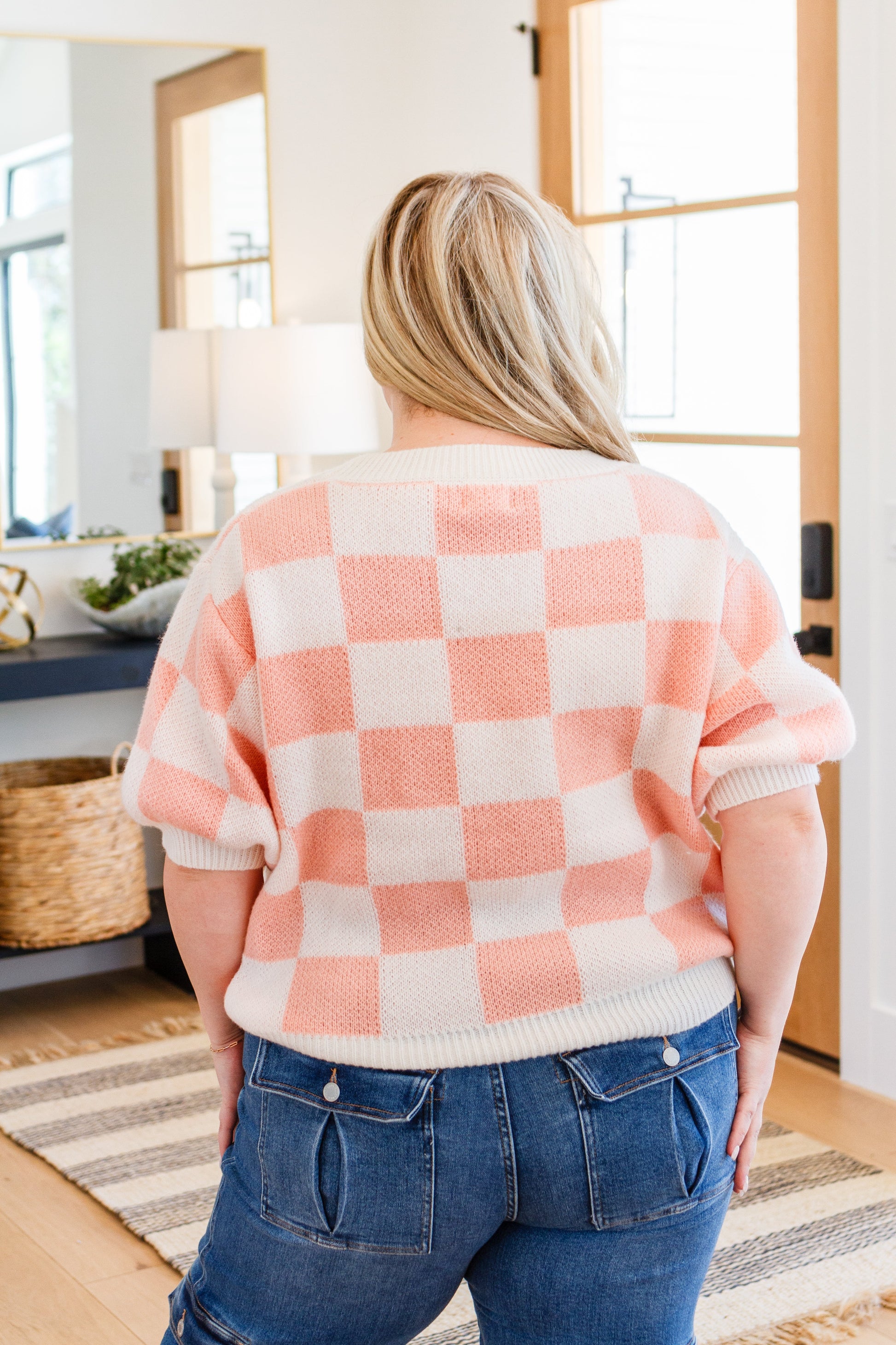 Start Me Up Checkered Sweater - FamFancy Boutique