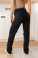 Susannah High Rise Rigid Magic 90's Distressed Straight Jeans in Black - FamFancy Boutique