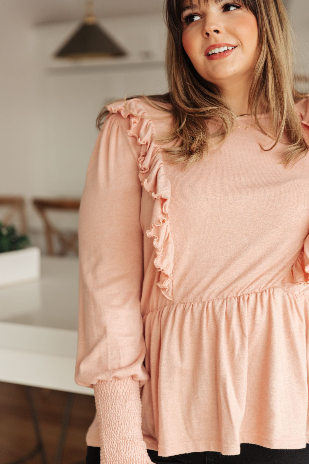 Sweet Confession Top In Blush - FamFancy Boutique