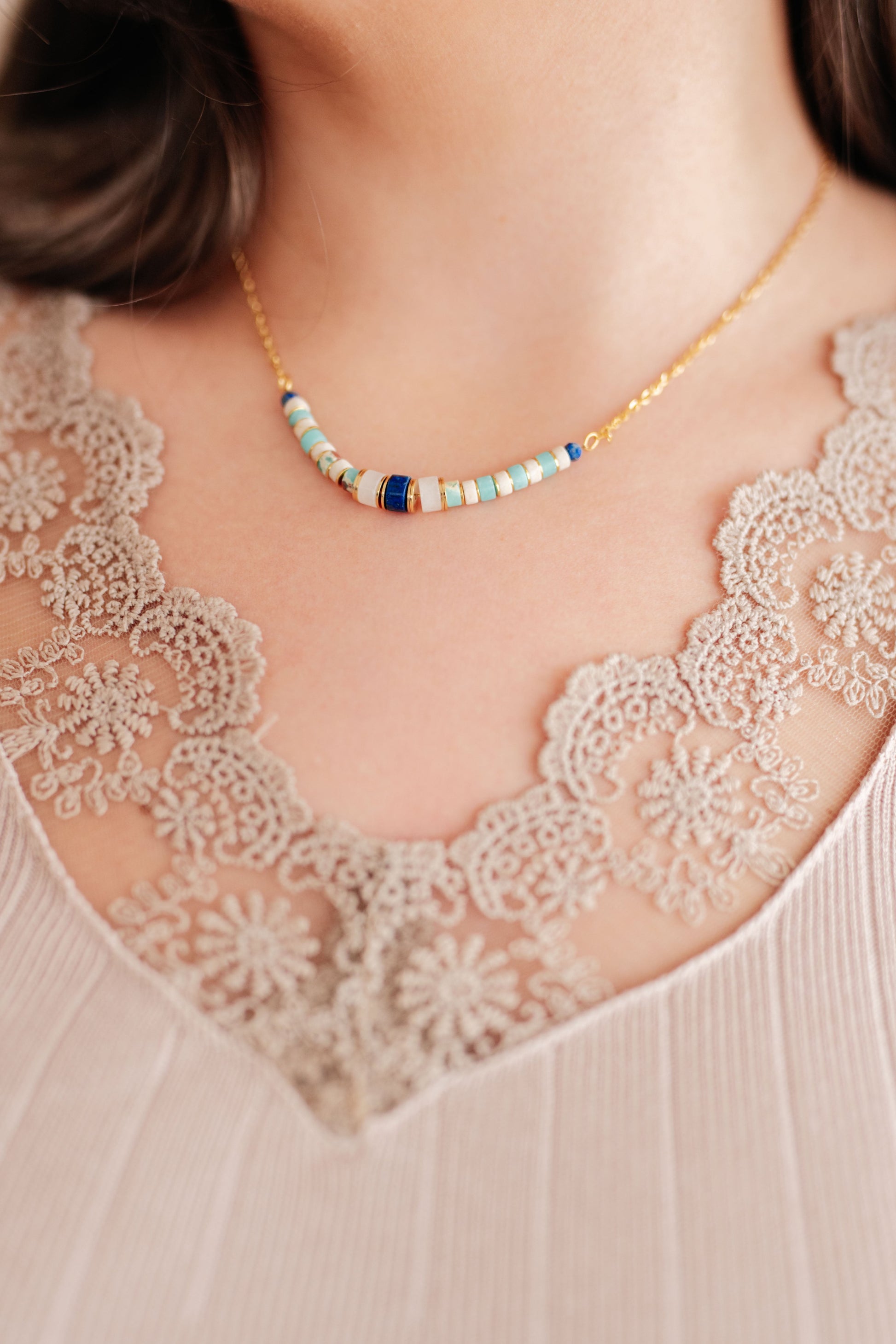 Sweet Stacks Beaded Necklace - FamFancy Boutique