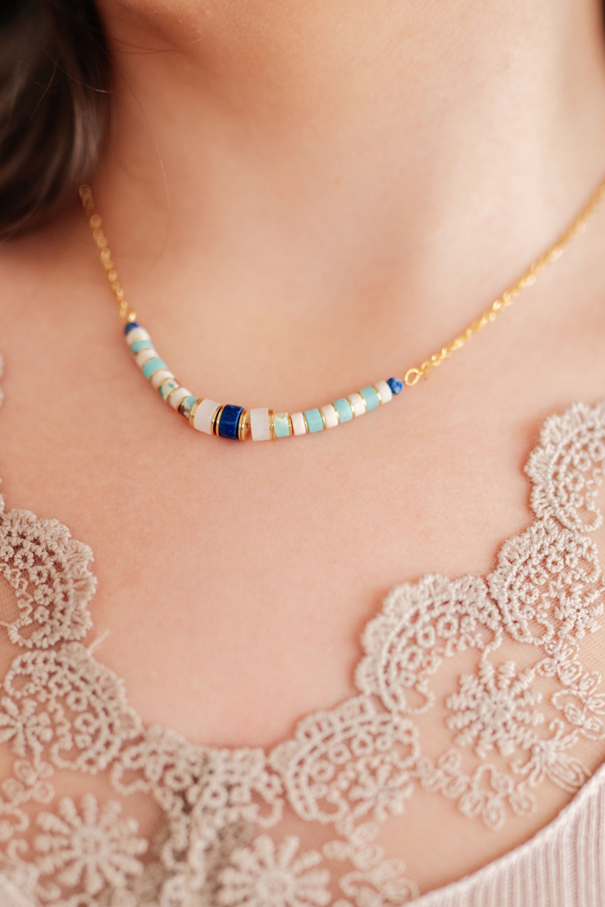 Sweet Stacks Beaded Necklace - FamFancy Boutique