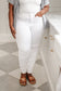 Talia High Waisted White Skinny Jeans - FamFancy Boutique