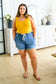 The Basics Reversible Longline Tank in Mustard - FamFancy Boutique