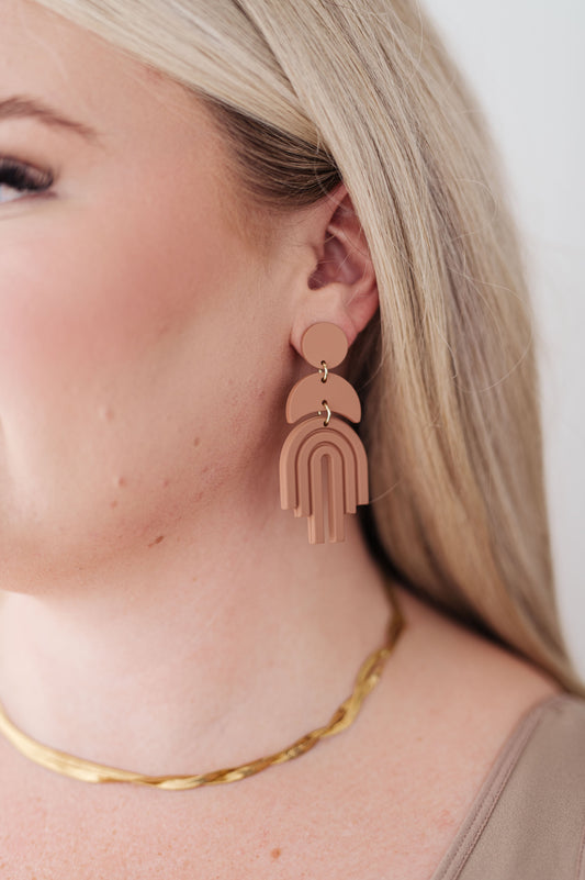 This Promise Earrings in Brown - FamFancy Boutique