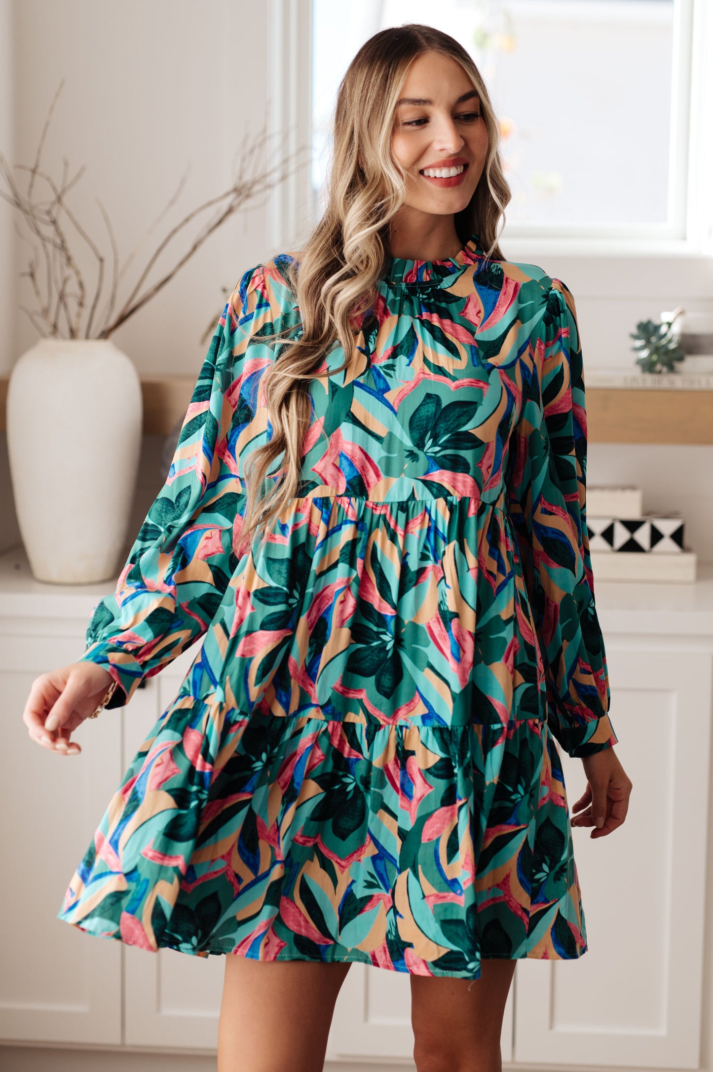 Thrill of it All Floral Dress - FamFancy Boutique