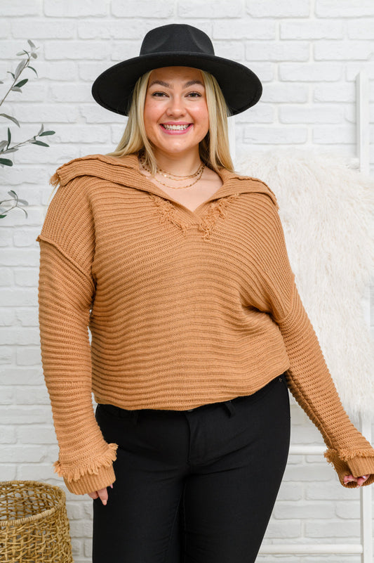 Travel Far & Wide Sweater in Taupe - FamFancy Boutique