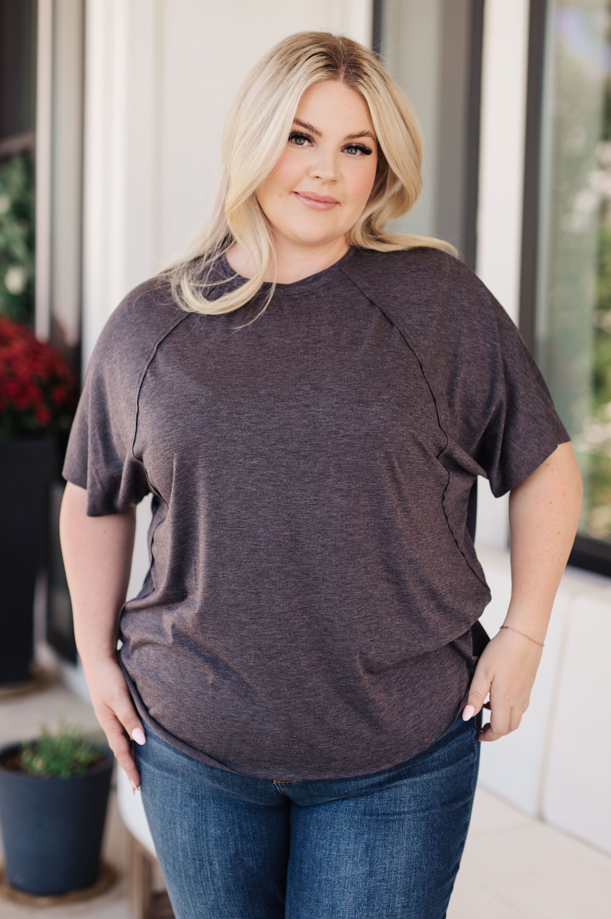 Tried And True Slouchy Tee - FamFancy Boutique