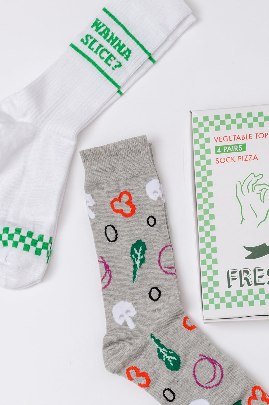 Veggie Pizza Sock Set - FamFancy Boutique