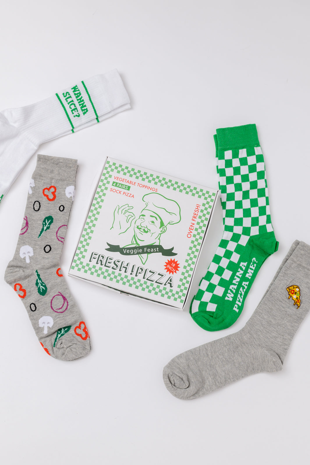 Veggie Pizza Sock Set - FamFancy Boutique