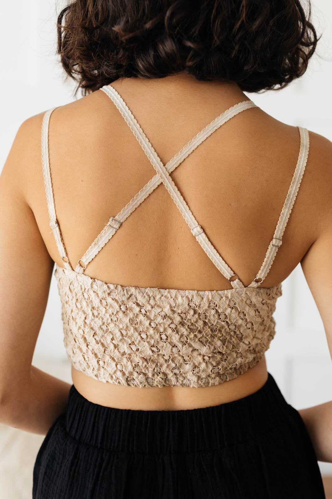 Live In Lace Bralette in Taupe - FamFancy Boutique