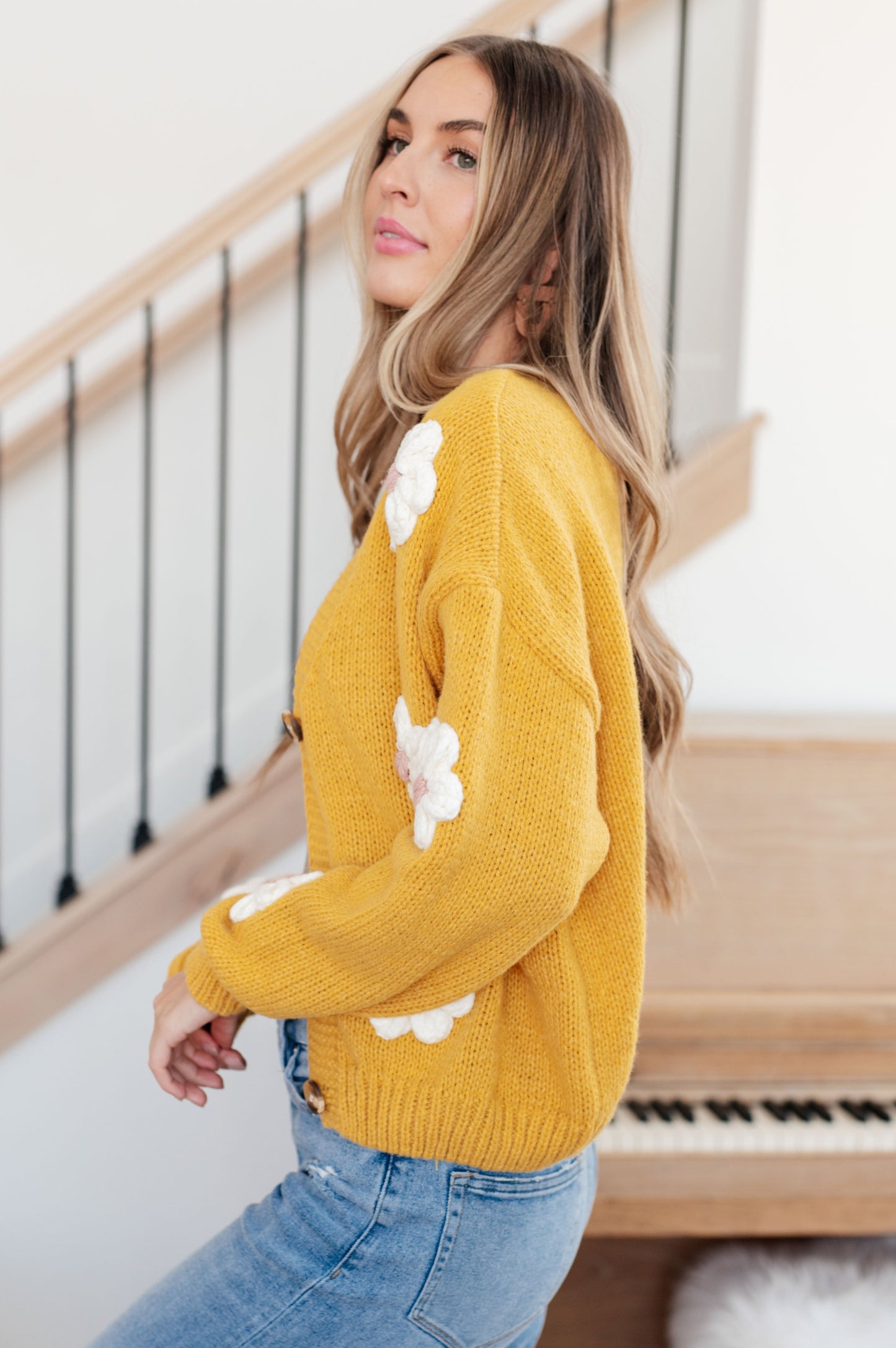 You're Enough Floral Cardigan - FamFancy Boutique