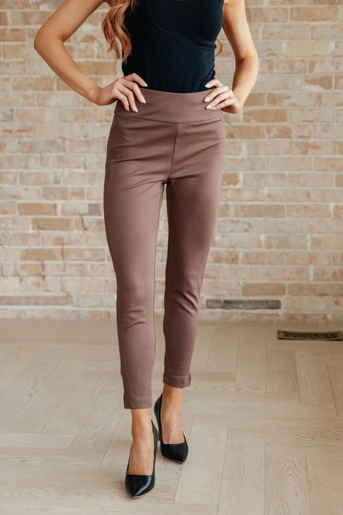 PREORDER: Magic Ankle Crop Skinny Pants in Twelve Colors - FamFancy Boutique