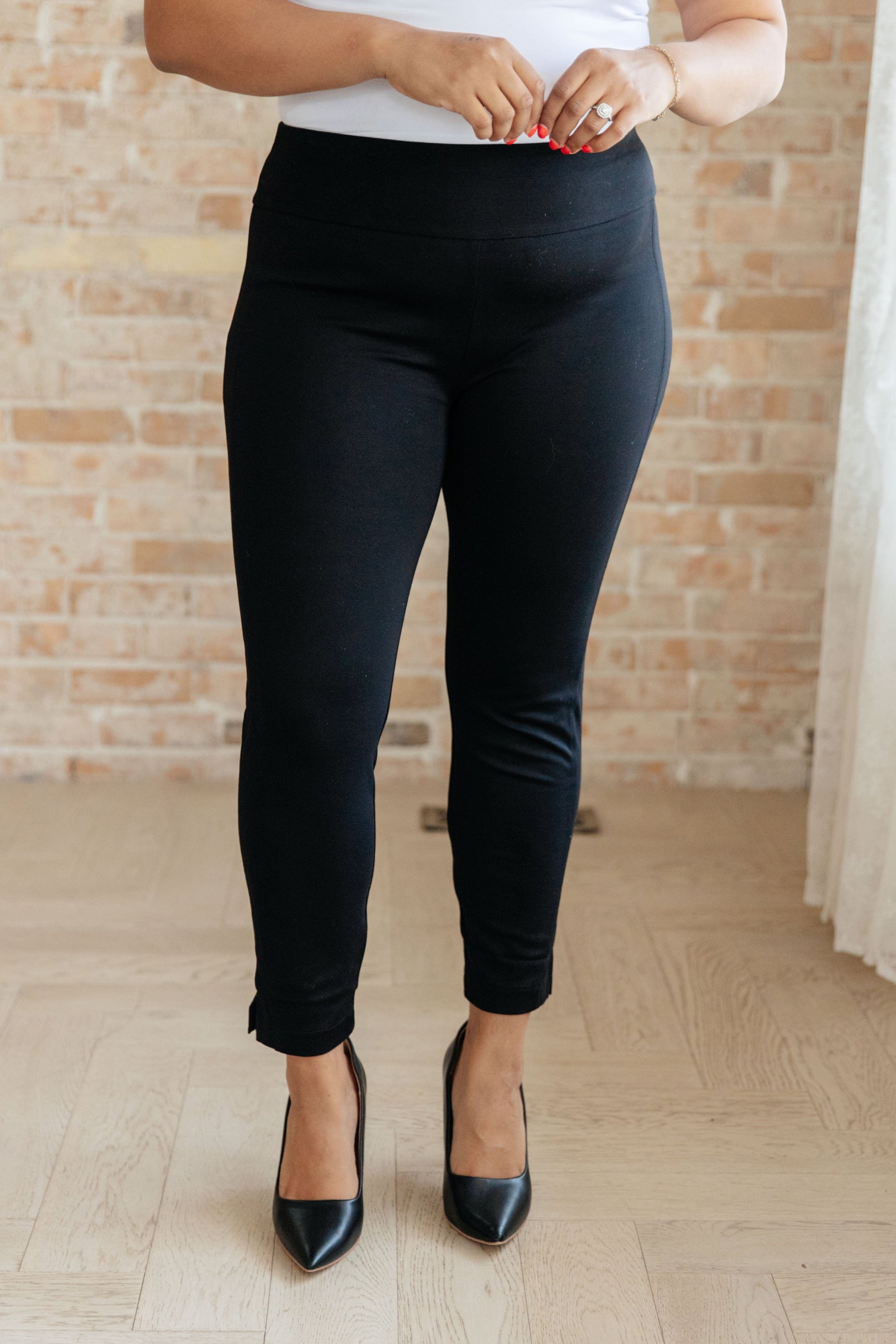 PREORDER: Magic Ankle Crop Skinny Pants in Twelve Colors - FamFancy Boutique