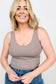 11 Colors - FawnFit Short Lift Tank 2.0 with Built-in Bra