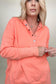 Batwing Sleeve Buttoned Hoodie with Pockets